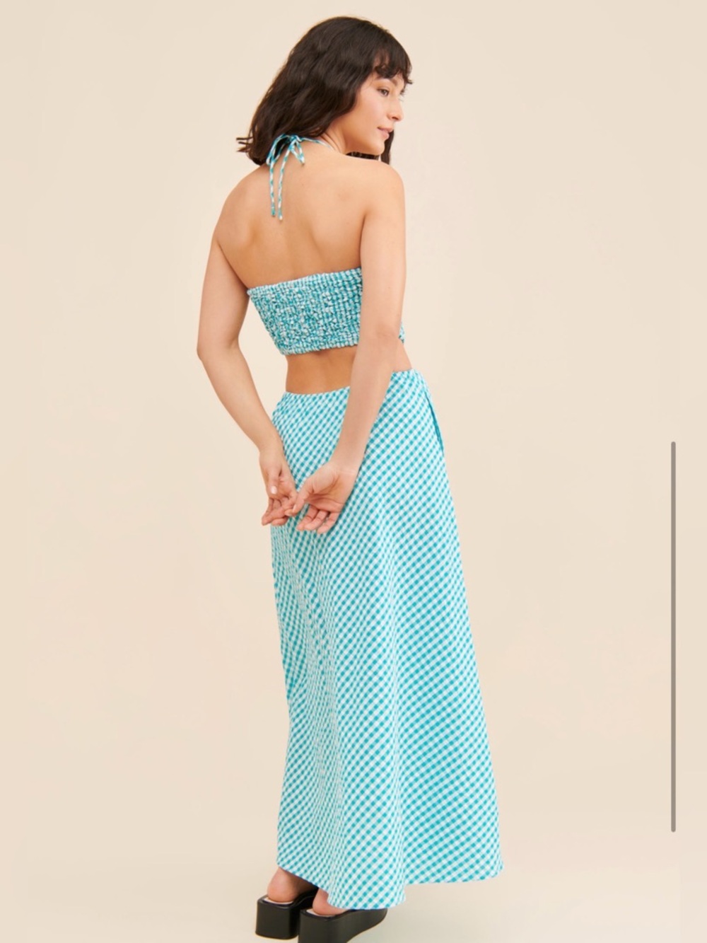 Sailor Nelson Gingham maxi dress - Picture 3 of 7